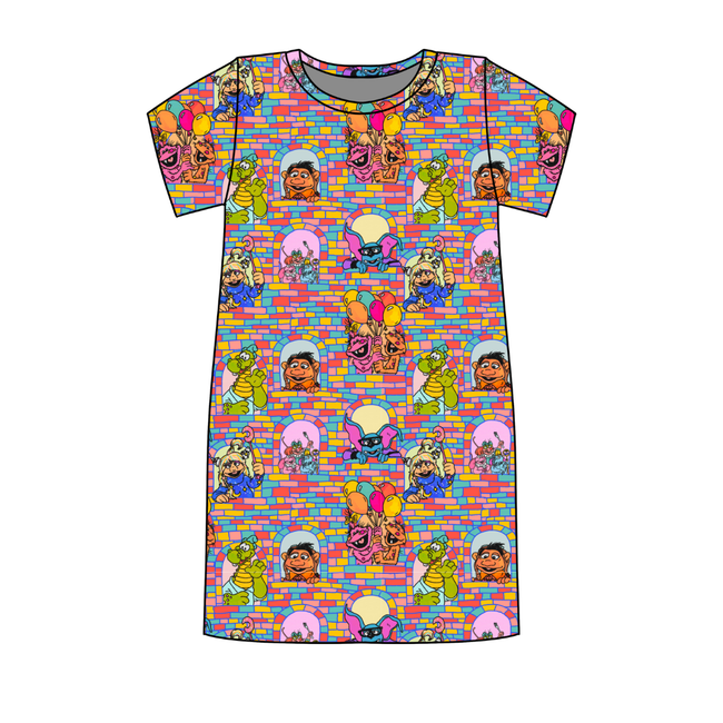 Sunny Side Friends Poppy Oversized Sleep Shirt Bamboo - Pre Order
