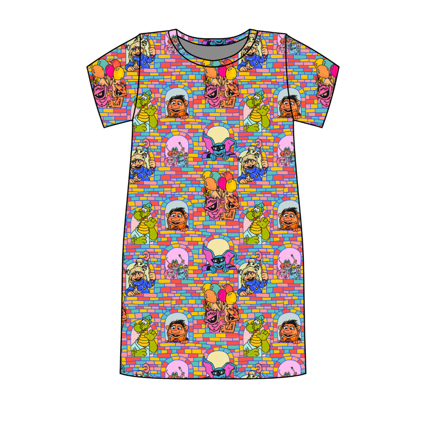 Sunny Side Friends Poppy Oversized Sleep Shirt Bamboo - Pre Order