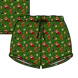 Cozy Cabin Christmas Jazzy Adult Shorts - Bamboo - Pre Order - Christmas Special
