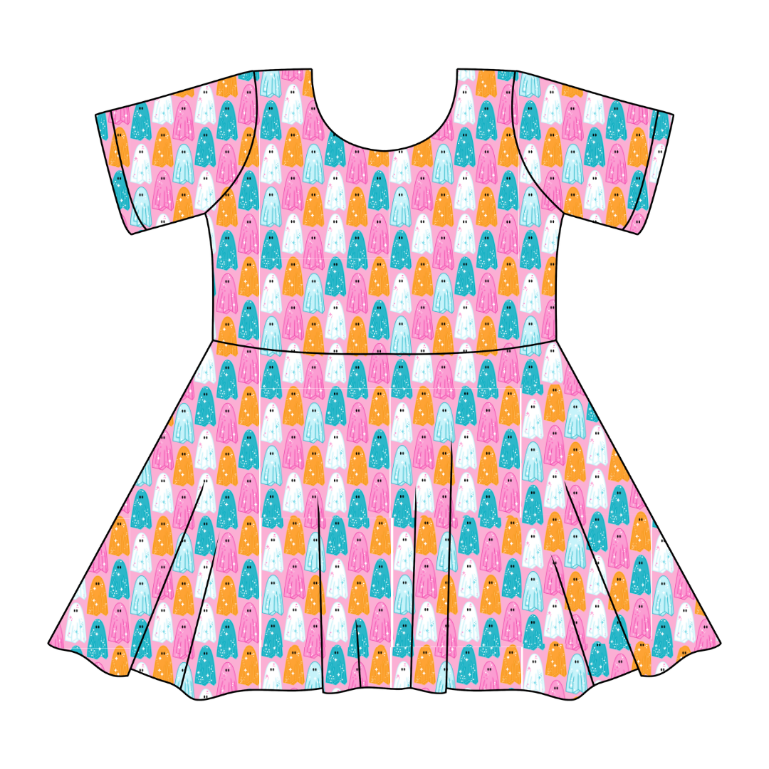 Lets Go Ghouls - SIERRA - KNIT TWIRL DRESS - PRE ORDER