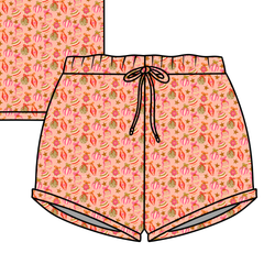 Bubblegum Bells Jazzy Adult Shorts - Bamboo - Pre Order - Christmas Special