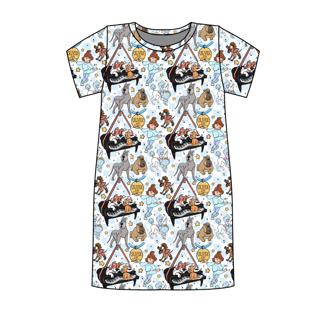 Big City Besties Poppy Oversized Sleep Shirt Bamboo - Pre Order