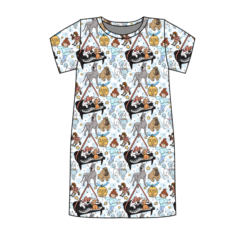 Big City Besties Poppy Oversized Sleep Shirt Bamboo - Pre Order