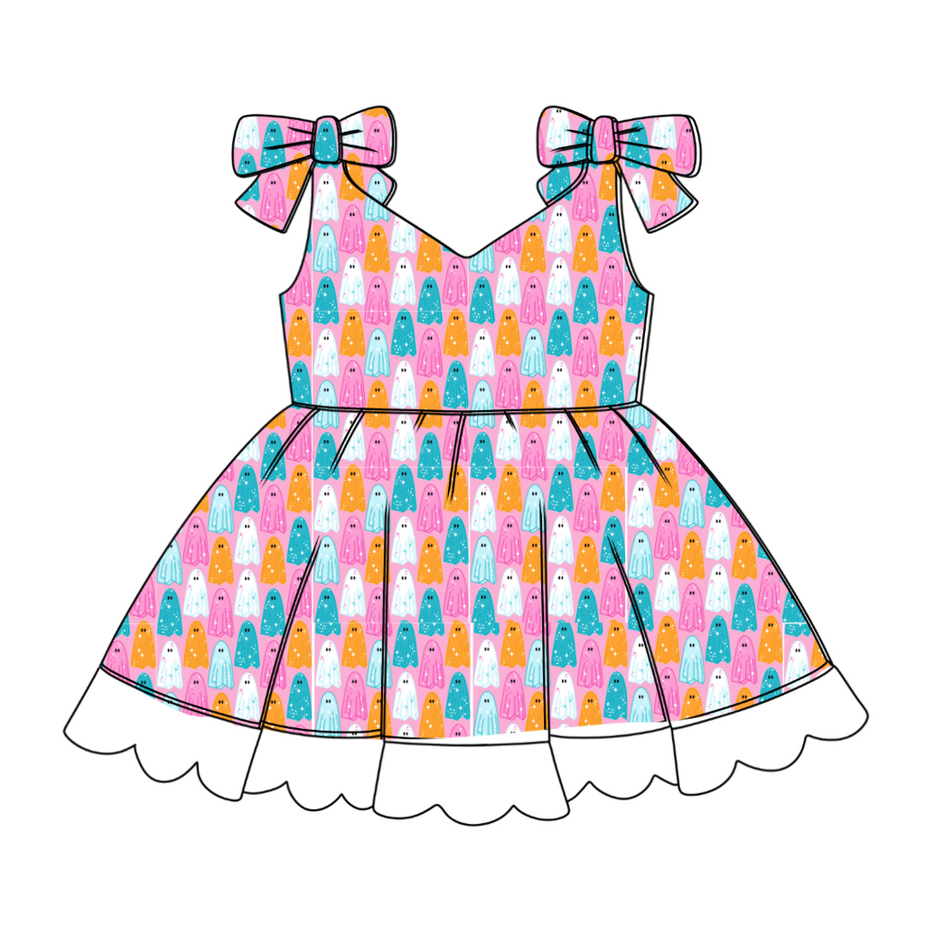 Lets Go Ghouls - Zoe Twirl Party Dress - PRE ORDER