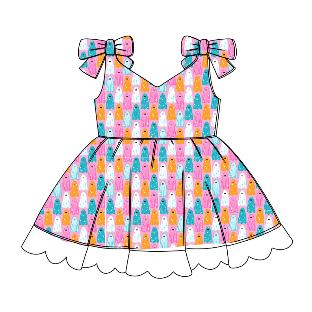 Lets Go Ghouls - Zoe Twirl Party Dress - PRE ORDER