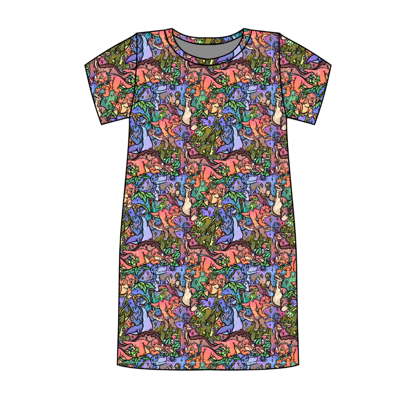 The Great Valley Poppy Oversized Sleep Shirt Bamboo - Pre Order