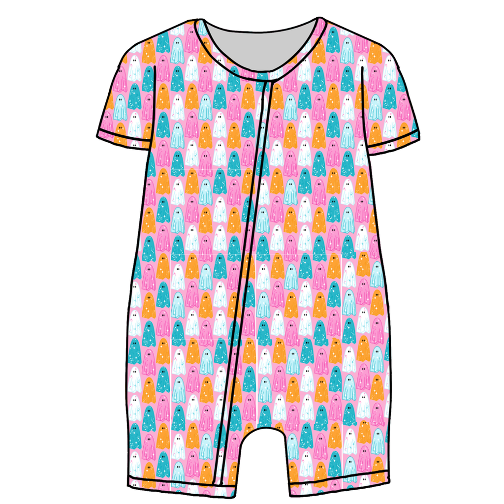 Lets Go Ghouls Bliss Short Sleeve Zippy Bamboo - PRE ORDER