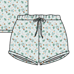 Christmas Kingdom Jazzy Adult Shorts - Bamboo - Pre Order - Christmas Special