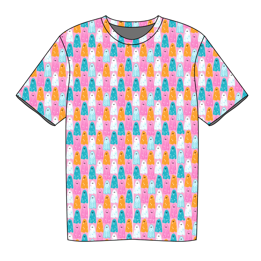 Lets Go Ghouls - Jade Short Sleeve Bamboo Shirt - Pre Order