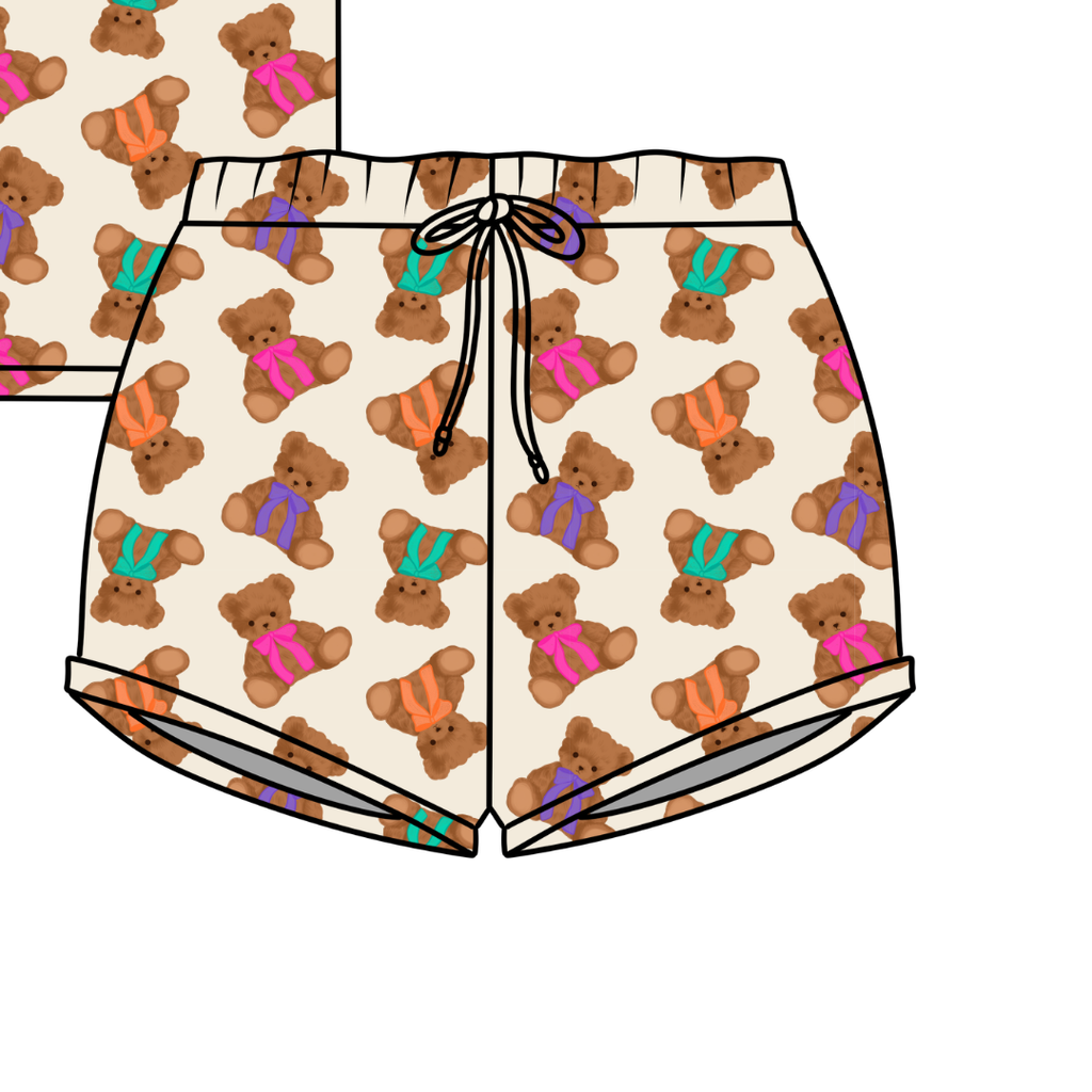 Cuddle Cuties Jazzy Adult Pajama Bamboo Shorts - Pre Order