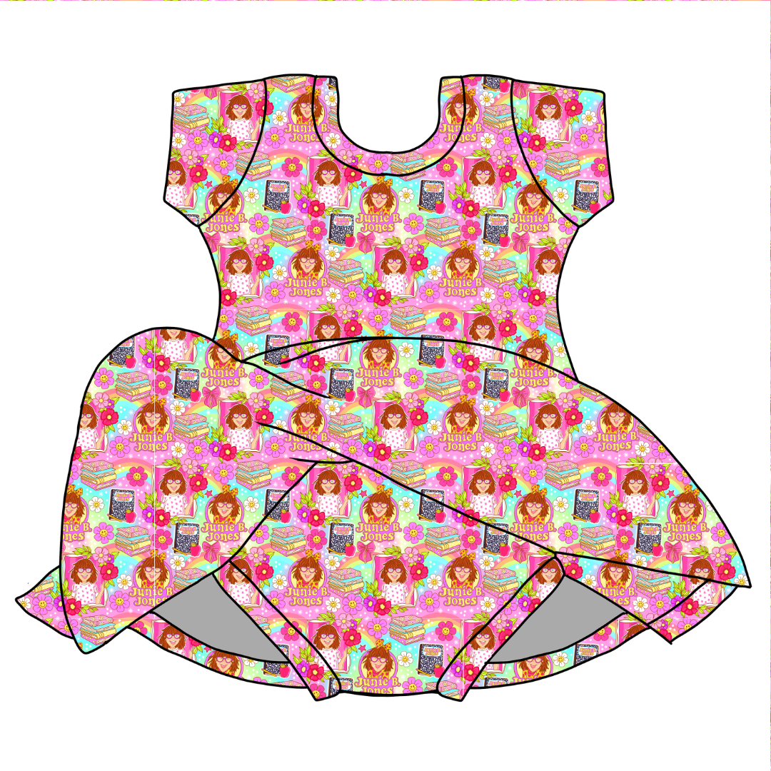 B is for Charming Short Sleeve Skirted Leotard - PRE ORDER