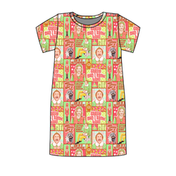 Someone Needs a Hug Poppy Women's Lounge Dress - Bamboo - Pre Order - Christmas Special
