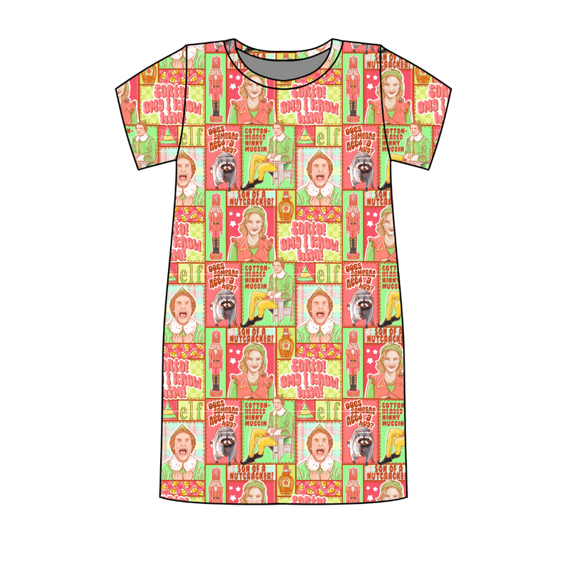 Someone Needs a Hug Poppy Women's Lounge Dress - Bamboo - Pre Order - Christmas Special