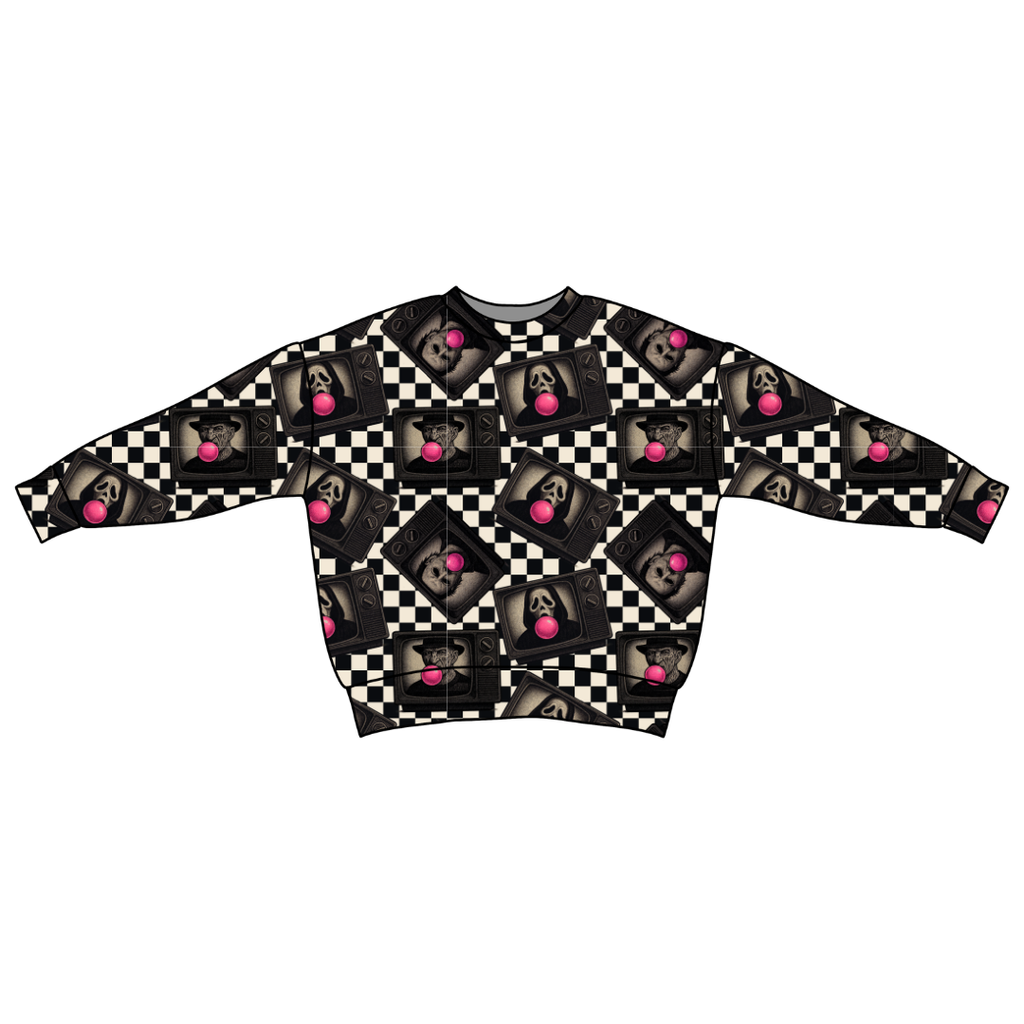 Bubblegum Fright Night Zayn Oversized Pullover - PRE ORDER