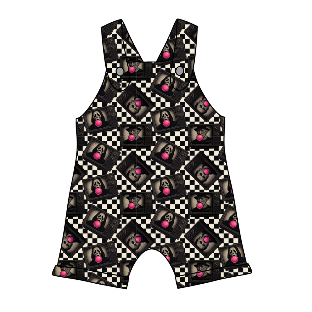 Bubblegum Fright Night - Coop Tank Romper Knit - PRE ORDER