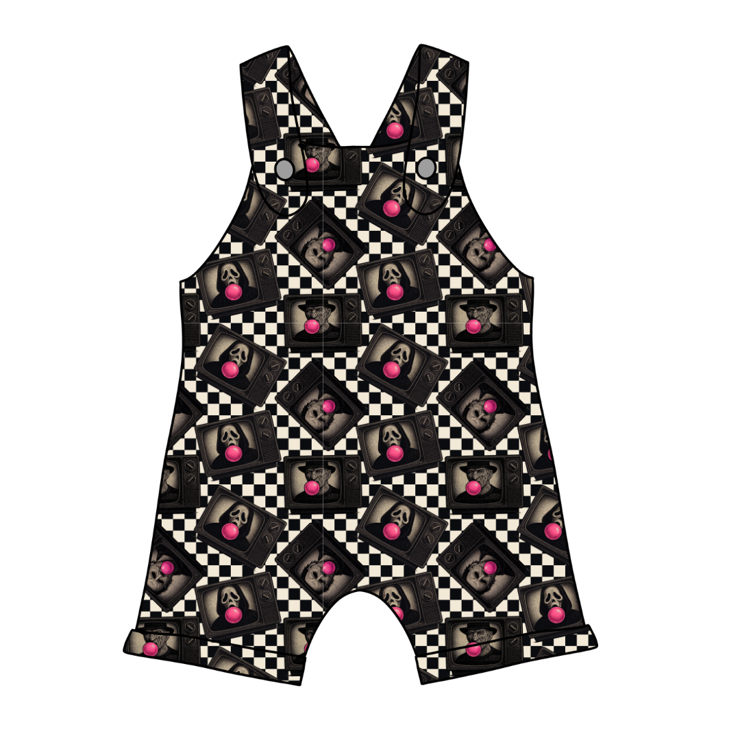 Bubblegum Fright Night - Coop Tank Romper Knit - PRE ORDER