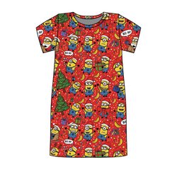 Holiday Shenanigans Poppy Women's Lounge Dress - Bamboo - Pre Order - Christmas Special