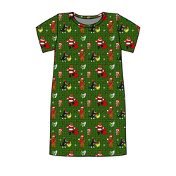 Cozy Cabin Christmas Poppy Women's Lounge Dress - Bamboo - Pre Order - Christmas Special