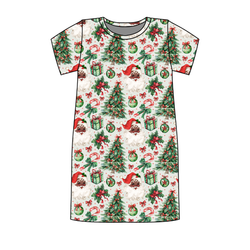 Evergreen Dreams Poppy Women's Lounge Dress - Bamboo - Pre Order - Christmas Special