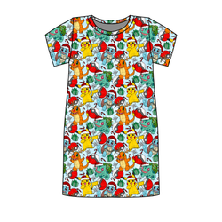 Gotta Catch Christmas Poppy Women's Lounge Dress - Bamboo - Pre Order - Christmas Special