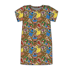 Merry Street Friends Poppy Women's Lounge Dress - Bamboo - Pre Order - Christmas Special