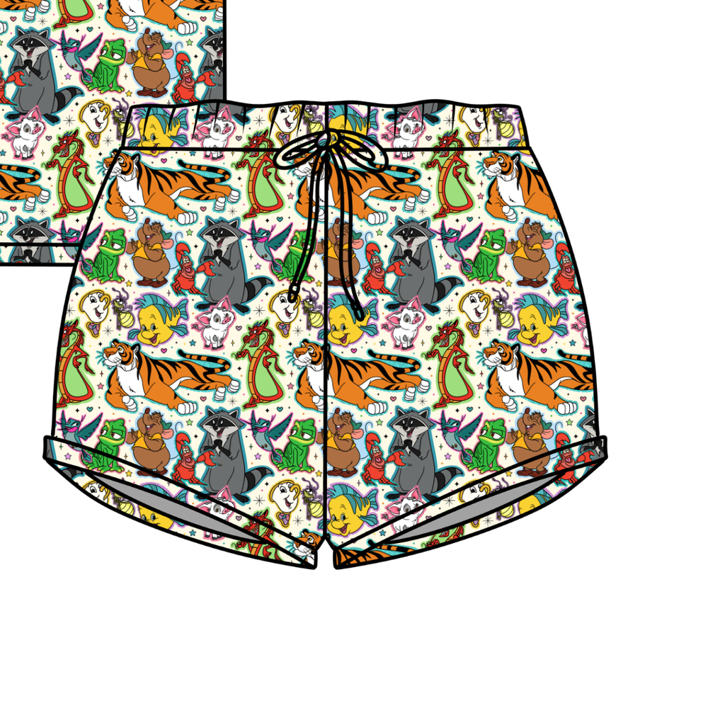 Storybook Squad Jazzy Adult Pajama Bamboo Shorts - Pre Order