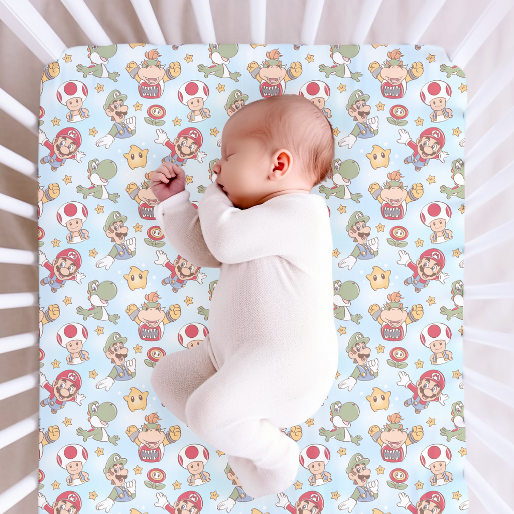 Dino Might Fitted Sheet Bamboo - PRE ORDER