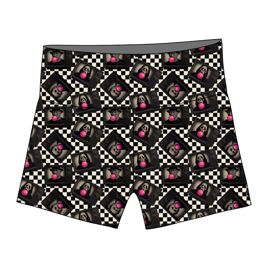 Bubblegum Fright Night - Nola Biker Shorts Knit - PRE ORDER