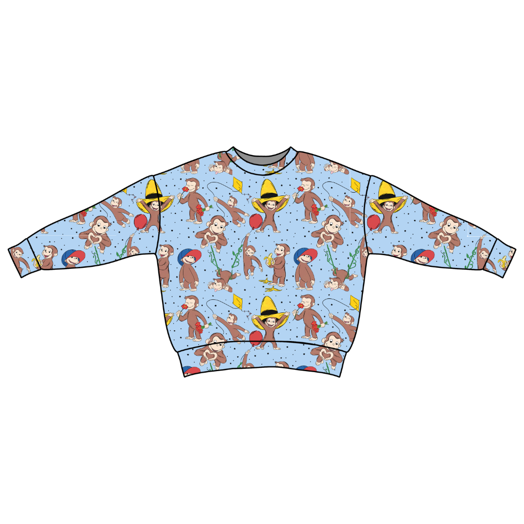 Curious Adventures Zayn Oversized Pullover - PRE ORDER