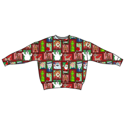 Christmas through the Years Zayn Oversized Top - Bamboo - Pre Order - Christmas Special