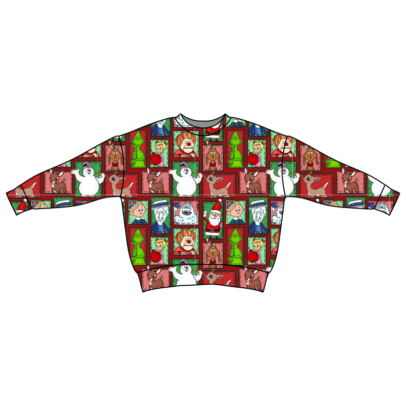 Christmas through the Years Zayn Oversized Top - Bamboo - Pre Order - Christmas Special
