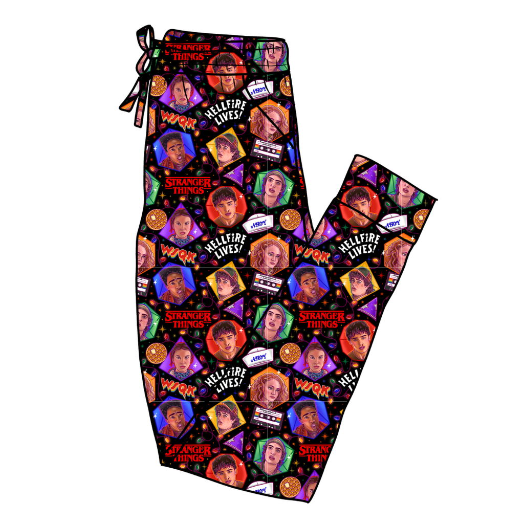Upside Down Night Daze Adult Bamboo Joggers - Pre Order