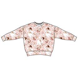 Jolly Snowman - Pink Zayn Oversized Top - Bamboo - Pre Order - Christmas Special