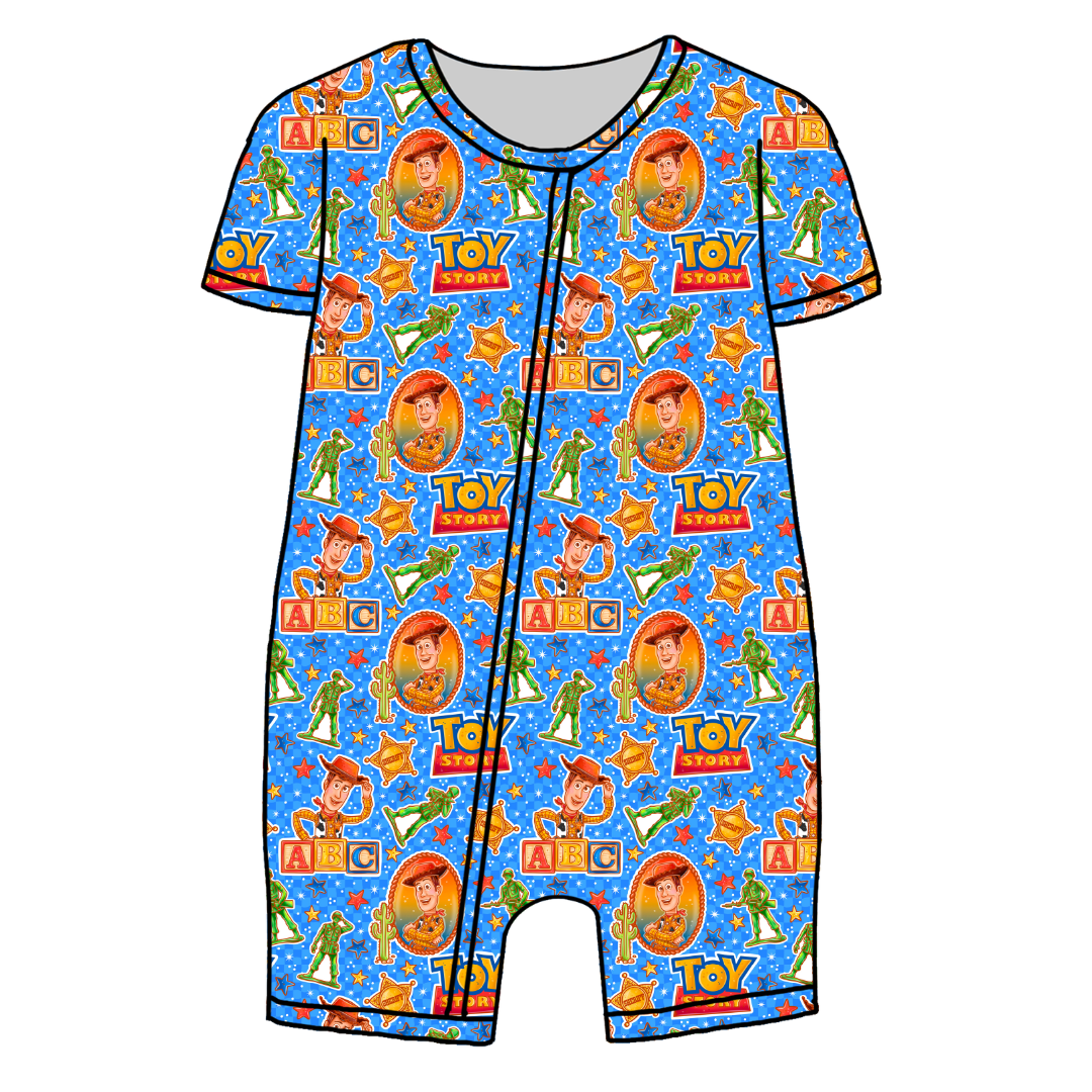 Andy's Toys Bliss Short Sleeve Zippy Bamboo - PRE ORDER