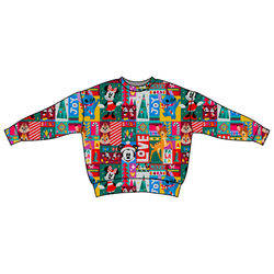 Jolly Patchwork Zayn Oversized Top - Bamboo - Pre Order - Christmas Special