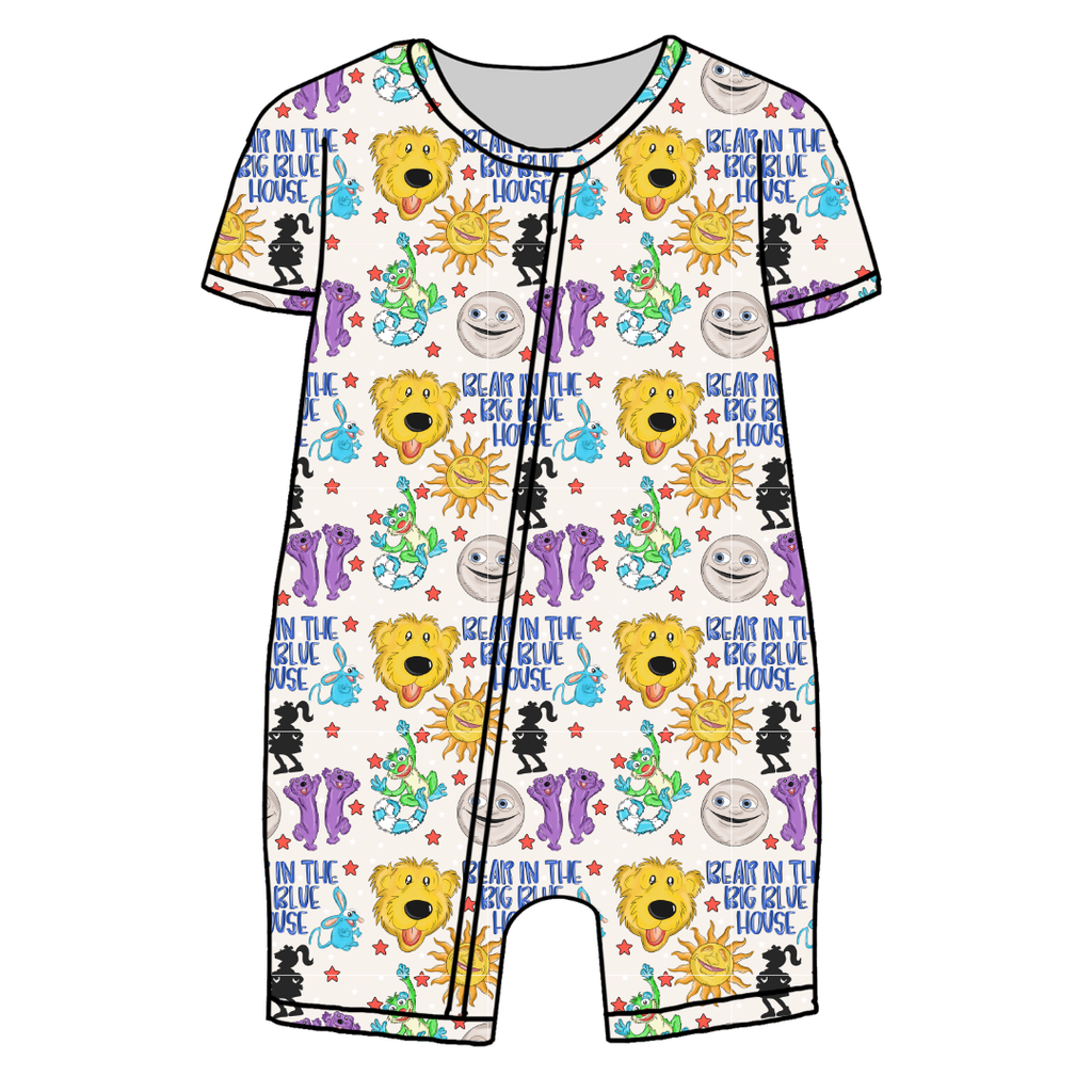 The Big House Bliss Short Sleeve Zippy Bamboo - PRE ORDER