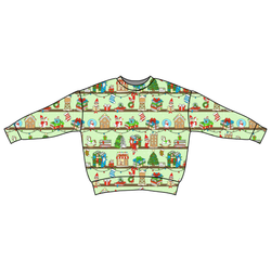 Holiday Hide & Seek Zayn Oversized Top - Bamboo - Pre Order - Christmas Special
