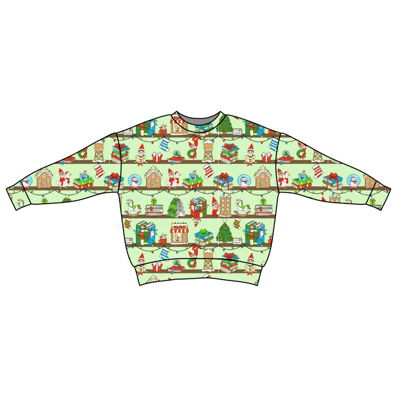 Holiday Hide & Seek Zayn Oversized Top - Bamboo - Pre Order - Christmas Special