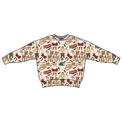 Red Nose Zayn Oversized Top - Bamboo - Pre Order - Christmas Special