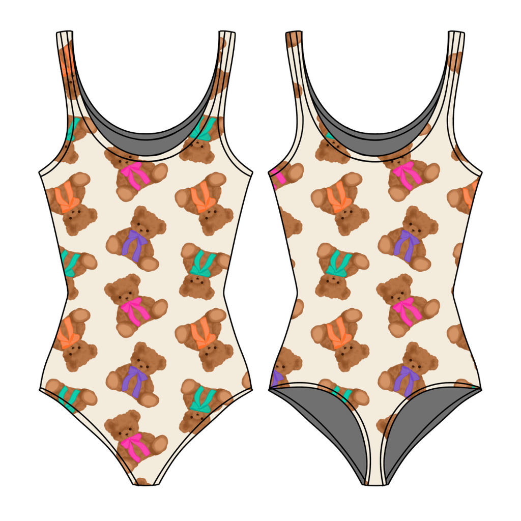 Cuddle Cuties Sapphire Women's Bamboo Leotard - Pre Order