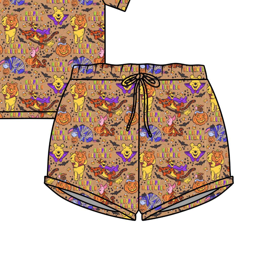 Boo Crew Jazzy Adult Pajama Bamboo Shorts - Pre Order