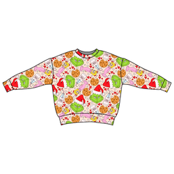 Heart of Whoo Ville Zayn Oversized Top - Bamboo - Pre Order - Christmas Special