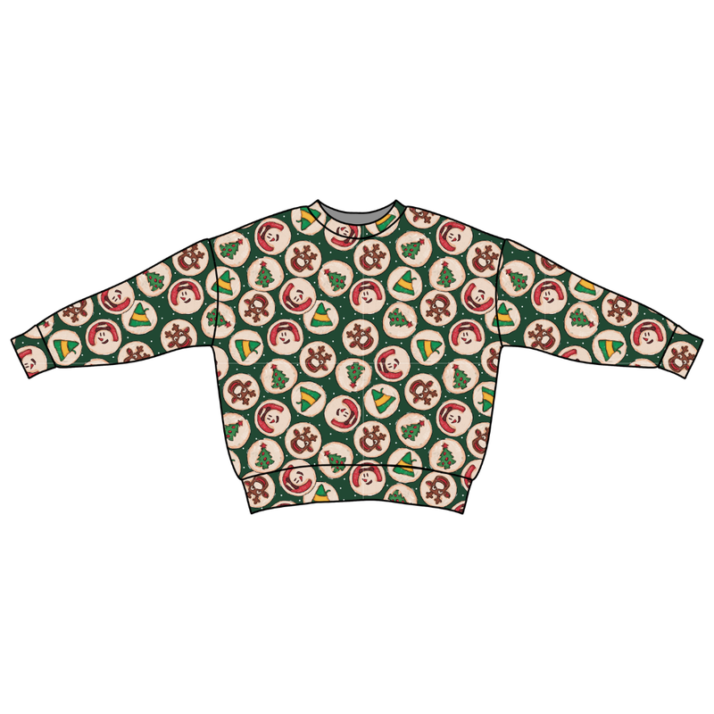 Christmas Cookies Zayn Oversized Top - Knit - Pre Order - Christmas Special