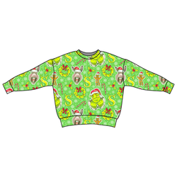 Swamp Bells Zayn Oversized Top - Bamboo - Pre Order - Christmas Special