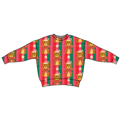 Festive & Fierce Zayn Oversized Top - Bamboo - Pre Order - Christmas Special