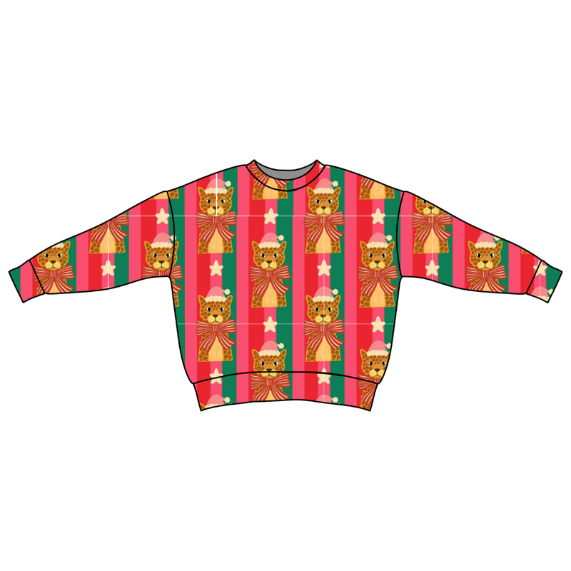 Festive & Fierce Zayn Oversized Top - Bamboo - Pre Order - Christmas Special