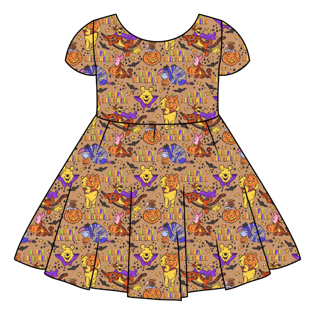 BOO CREW - Honey Girl's Twirl Dress Bamboo - PRE ORDER