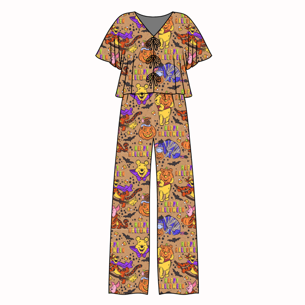 Boo Crew - Lollipop Women's Front Tie Set Bamboo - Pre Order