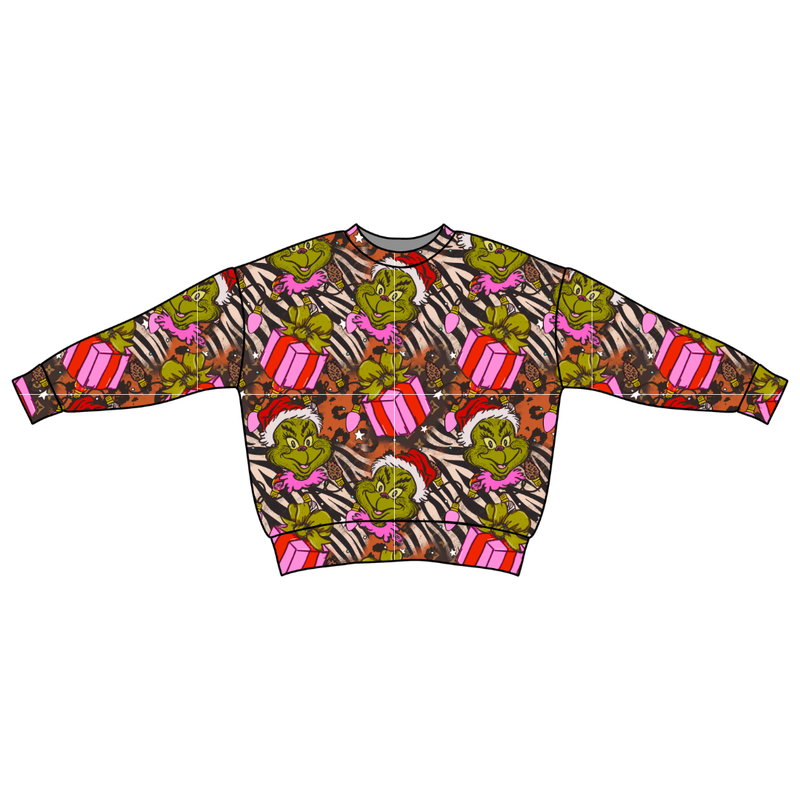 Pretty Mean Christmas Zayn Oversized Top - Bamboo - Pre Order - Christmas Special