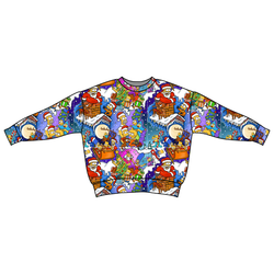 D oh Holy Night Zayn Oversized Top - Bamboo - Pre Order - Christmas Special